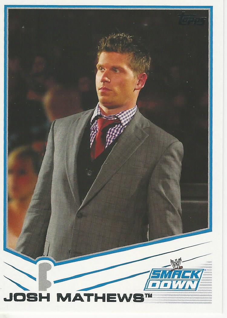 WWE Topps 2013 Josh Matthews #64