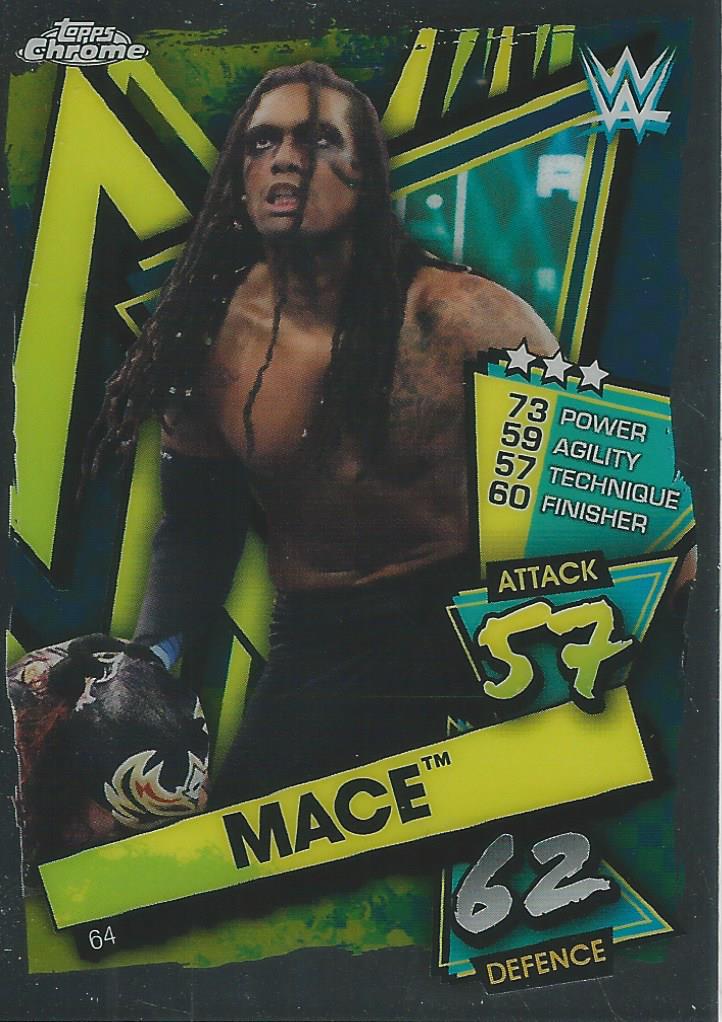 WWE Topps Slam Attax Chrome 2021 Mace #64