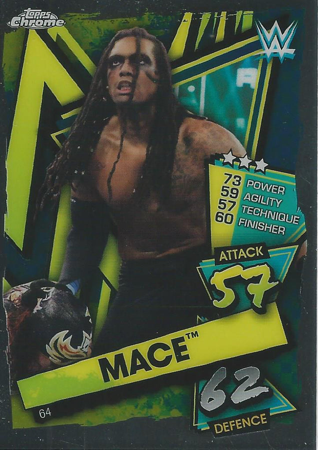 WWE Topps Slam Attax Chrome 2021 Mace #64