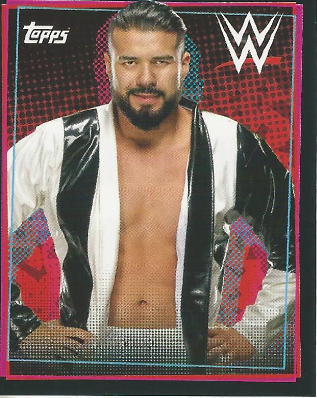 WWE Topps Road to Wrestlemania Stickers 2021 Andrade #64