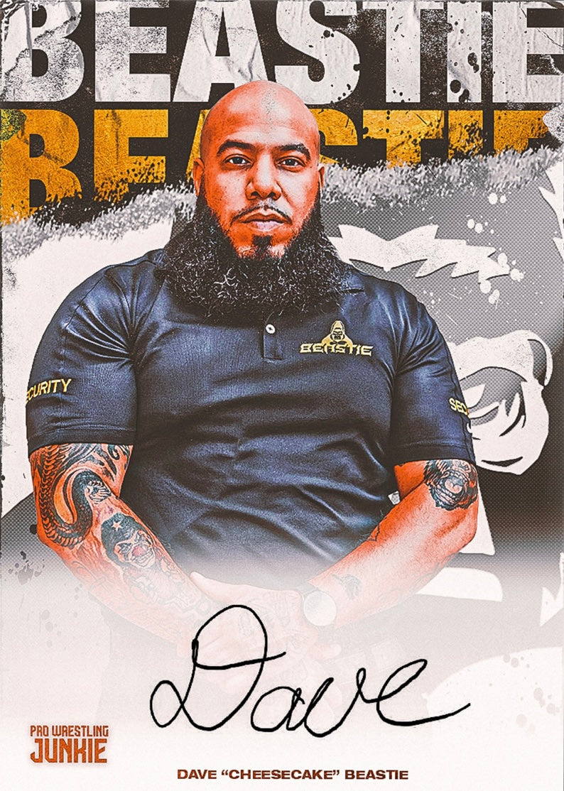 Dave “Cheesecake” Beastie trading card PW Catalog