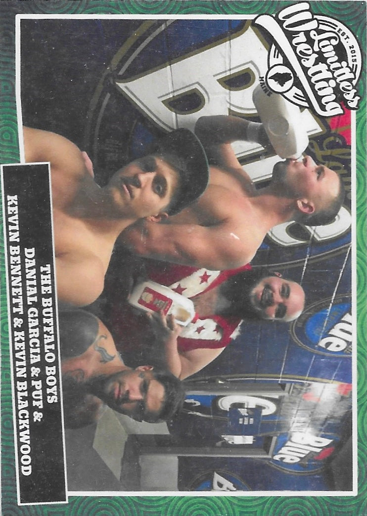 The Buffalo Boys – Danial Garcia & PUF & Kevin Bennett & Kevin Blackwood trading card PW Catalog