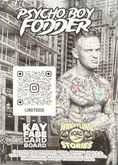 Psycho Boy Fodder trading card PW Catalog