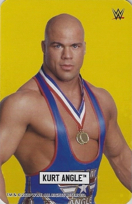 Kurt Angle – Ankle Lock trading card PW Catalog