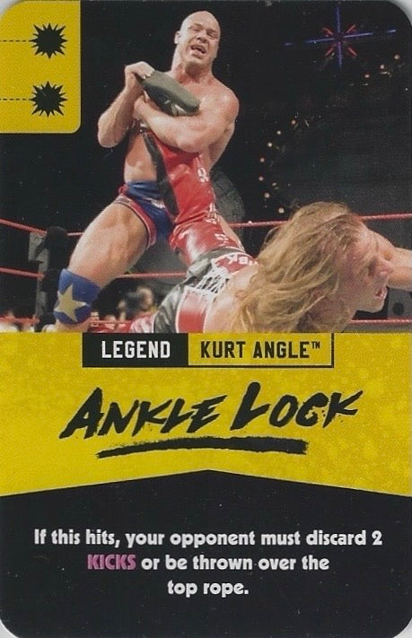 Kurt Angle – Ankle Lock trading card PW Catalog
