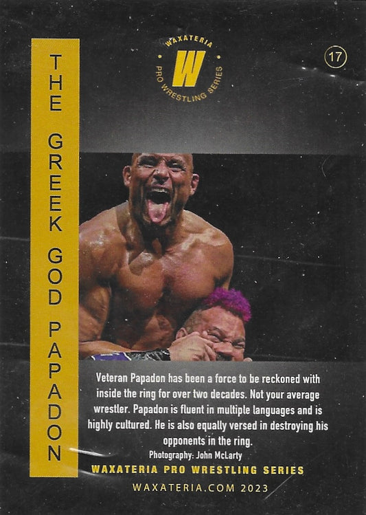 The Greek GOD Papadon trading card PW Catalog