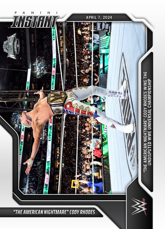 “The American Nightmare” Cody Rhodes – “The American Nightmare” Cody Rhodes Wins the Undisputed WWE Universal Championship