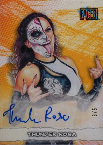 Thunder Rosa trading card PW Catalog