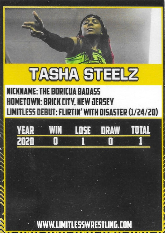 Tasha Steelz trading card PW Catalog