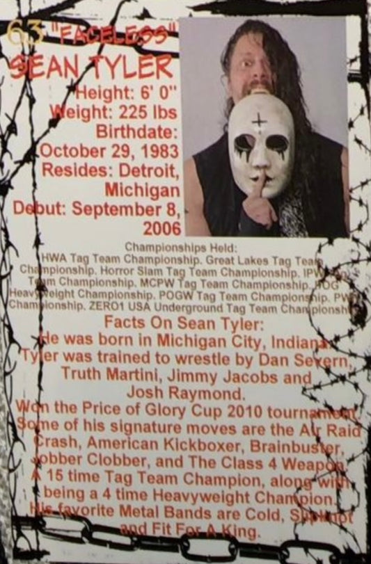 “Faceless” Sean Tyler - image 2