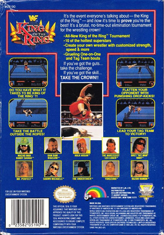 WWF King of the Ring [NES] PWcatalog