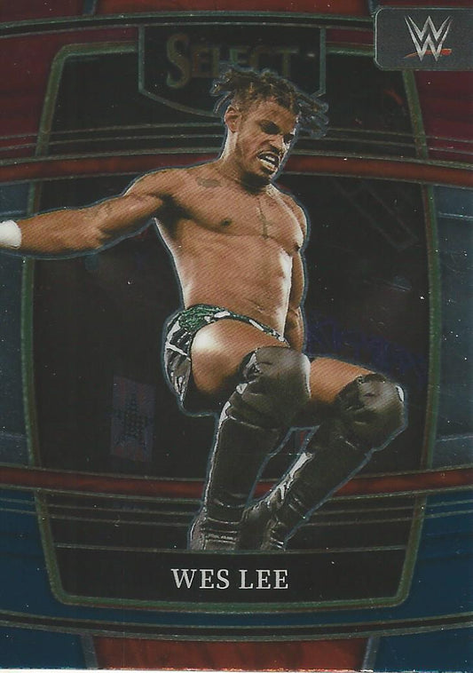 WWE Panini Select 2022 Red/Silver/Blue Wes Lee #70