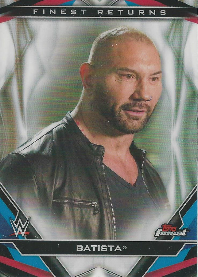 WWE Topps Finest 2020 Batista R-17 trading card PW Catalog