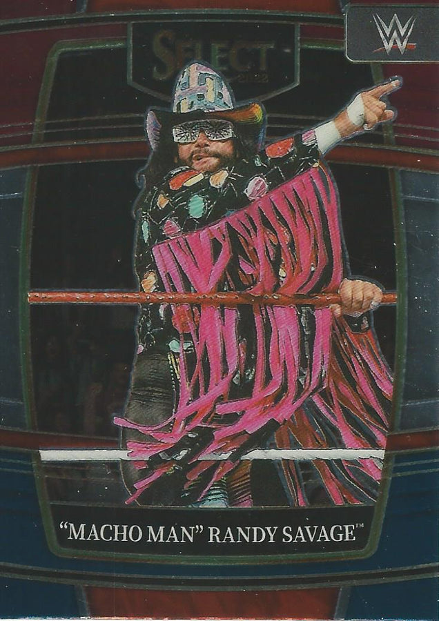 WWE Panini Select 2022 Red/Silver/Blue Randy Savage #72