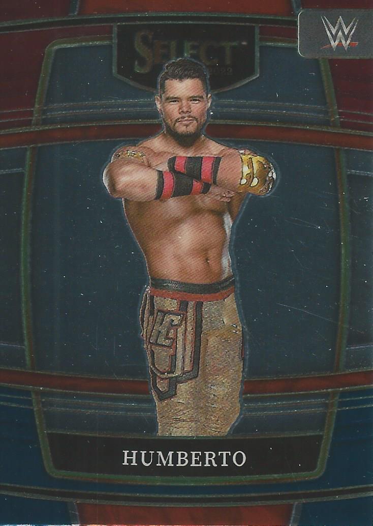 WWE Panini Select 2022 Red/Silver/Blue Humberto #79