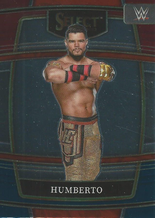 WWE Panini Select 2022 Red/Silver/Blue Humberto #79