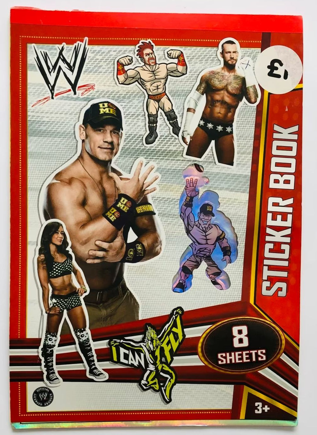 WWE Sticker Book PW Catalog