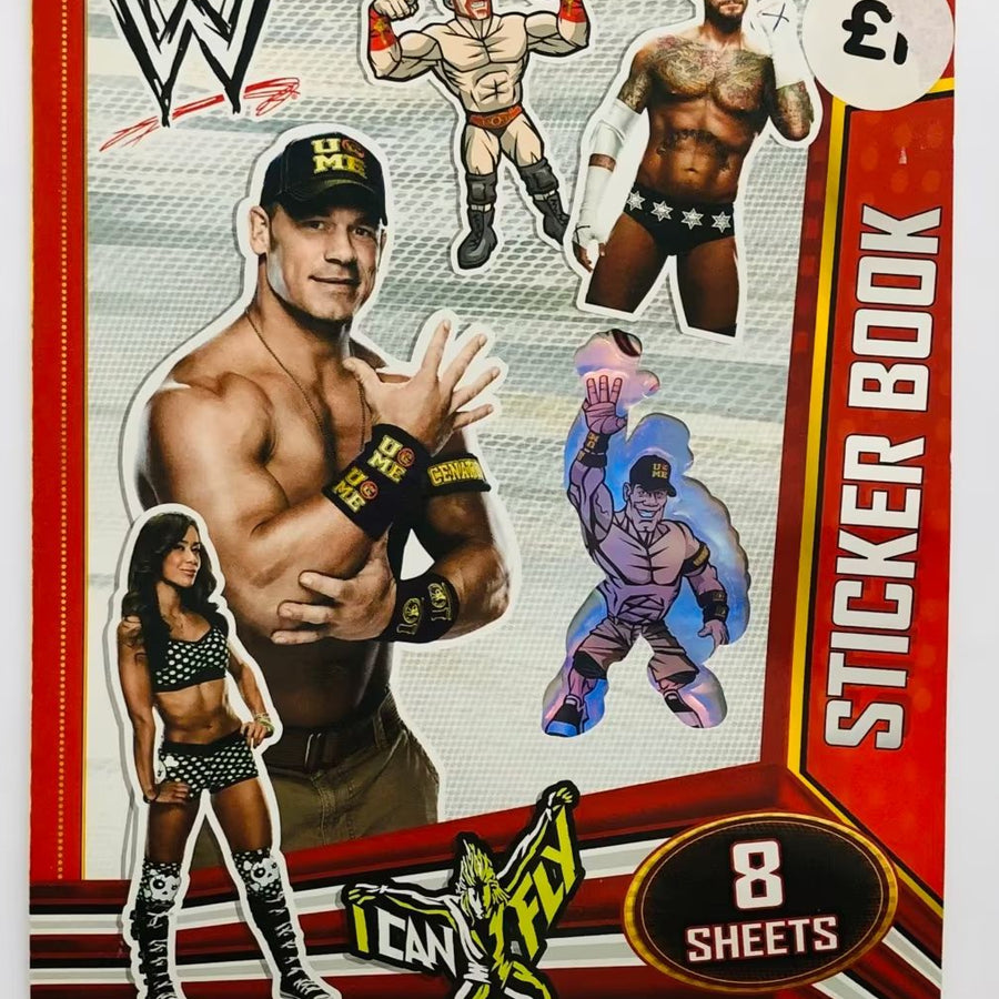 WWE Sticker Book PW Catalog