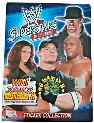 WWE Superstars Uncovered! Stickers Album 2007 Stickers Album PW Catalog
