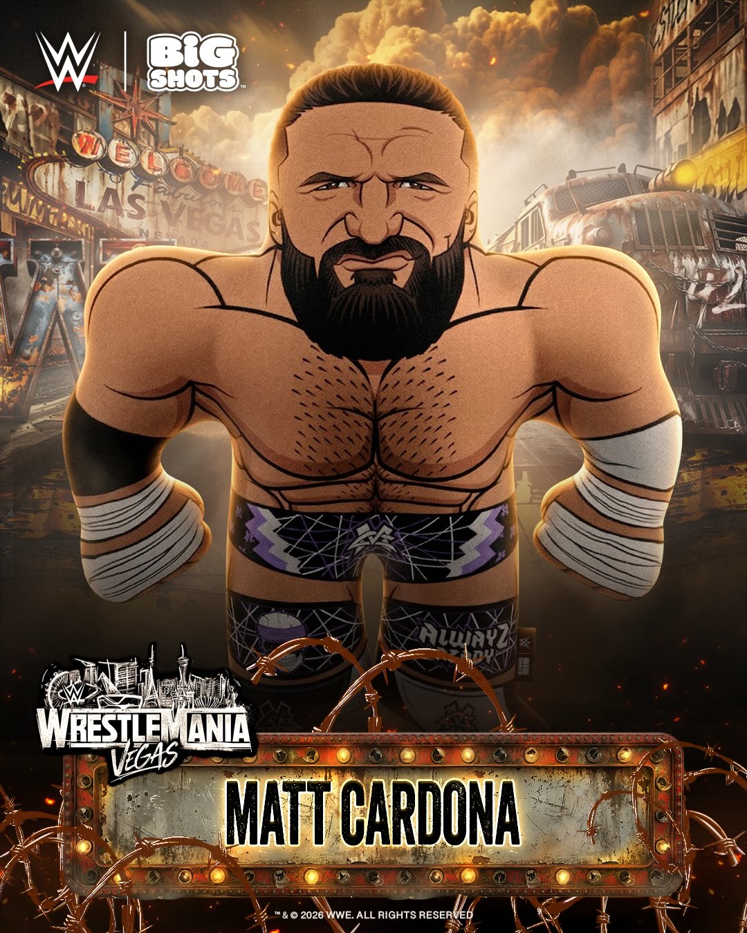 WWE Big Shots Matt Cardona PWcatalog