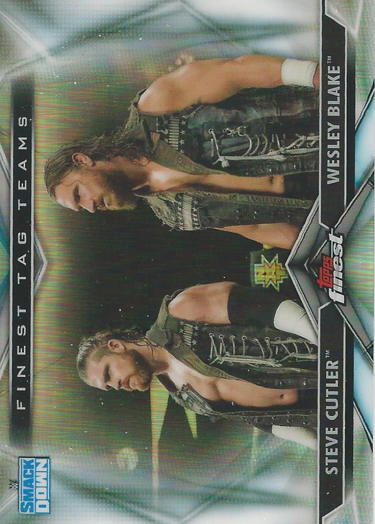 WWE Topps Finest 2020 Wesley Blake and Steve Cutler TT-14 trading card PW Catalog