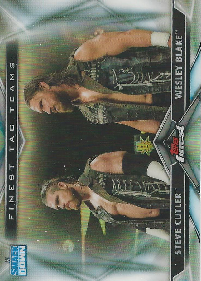 WWE Topps Finest 2020 Wesley Blake and Steve Cutler TT-14 trading card PW Catalog