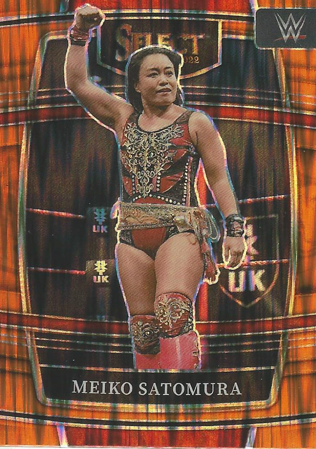WWE Panini Select 2022 Meiko Satomura #12 Orange Flash