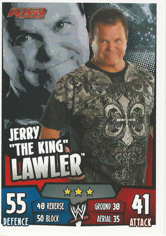 WWE Topps Slam Attax Rumble 2011 Jerry Lawler #65