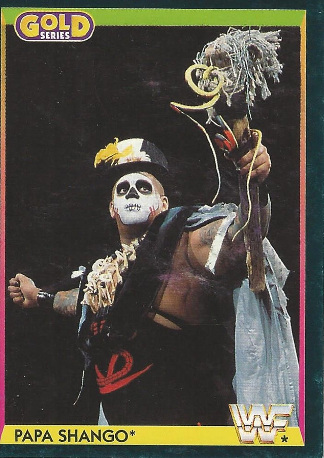 WWF Merlin Gold Series 1 1992 Papa Shango #65