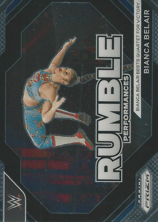 WWE Panini Prizm 2024 Rumble Performances Bianca Belair #18