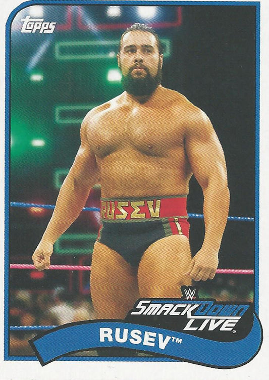 WWE Topps Heritage 2018 Rusev #65