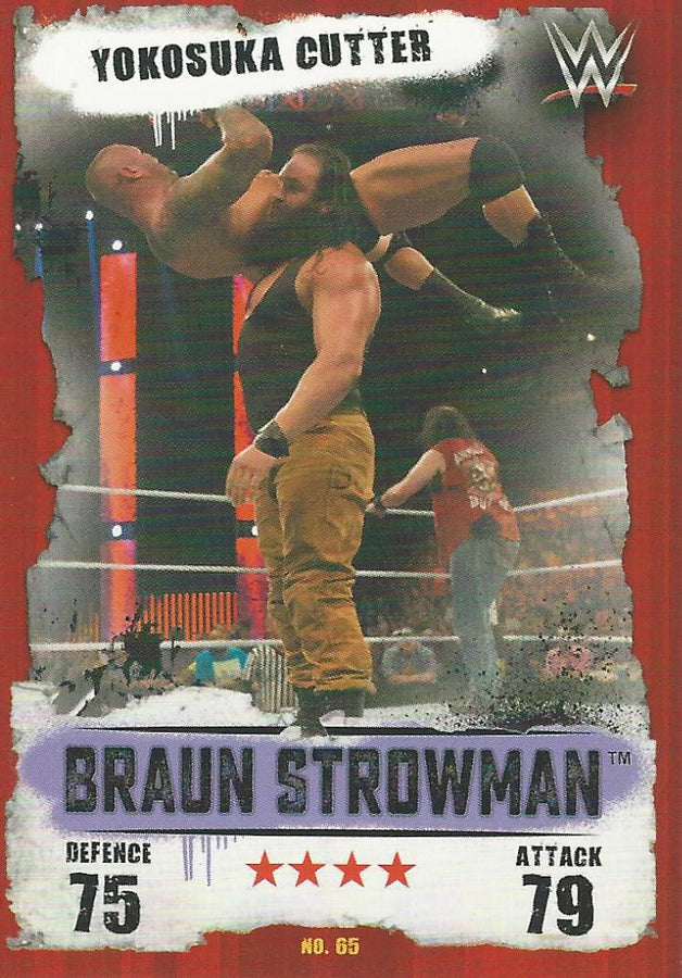 WWE Topps Slam Attax Takeover 2016 Braun Strowman #65