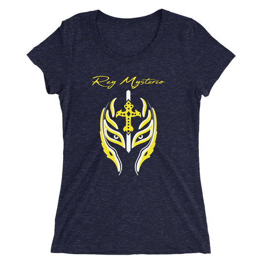 Rey Mysterio "Greatest Mask of All Time" Women's Tri-Blend T-Shirt