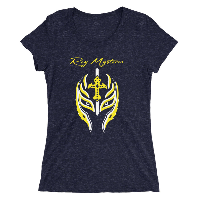 Rey Mysterio "Greatest Mask of All Time" Women's Tri-Blend T-Shirt T-Shirt PW Catalog