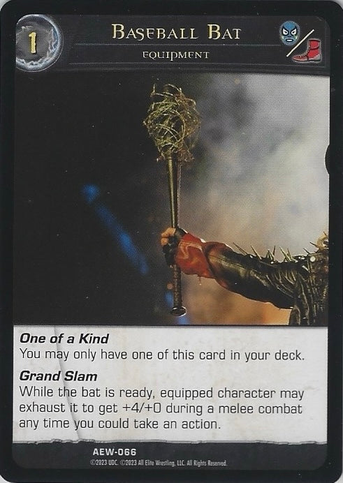 Baseball BAT trading card PW Catalog
