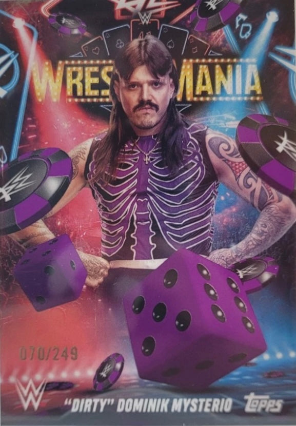 “Dirty” Dominik Mysterio trading card PW Catalog