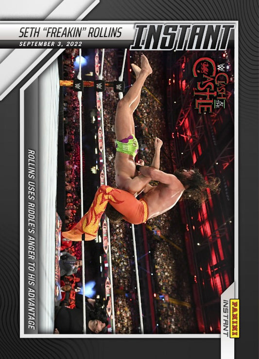 Seth “Freakin” Rollins – Rollins Uses Riddle’s Anger to HIS Advantage trading card PW Catalog
