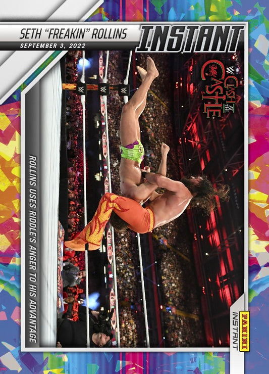 Seth “Freakin” Rollins – Rollins Uses Riddle’s Anger to HIS Advantage trading card PW Catalog