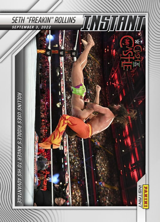 Seth “Freakin” Rollins – Rollins Uses Riddle’s Anger to HIS Advantage trading card PW Catalog
