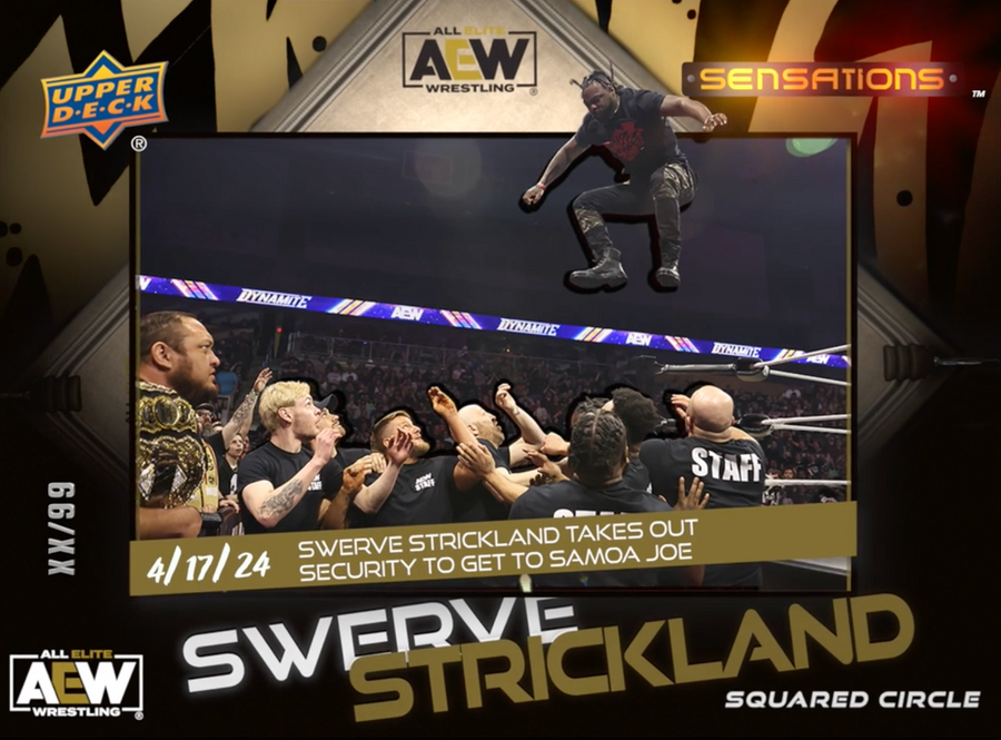 4/17/24 – Swerve Strickland – Swerve Strickland Takes Out Security to Get to Samoa JOE