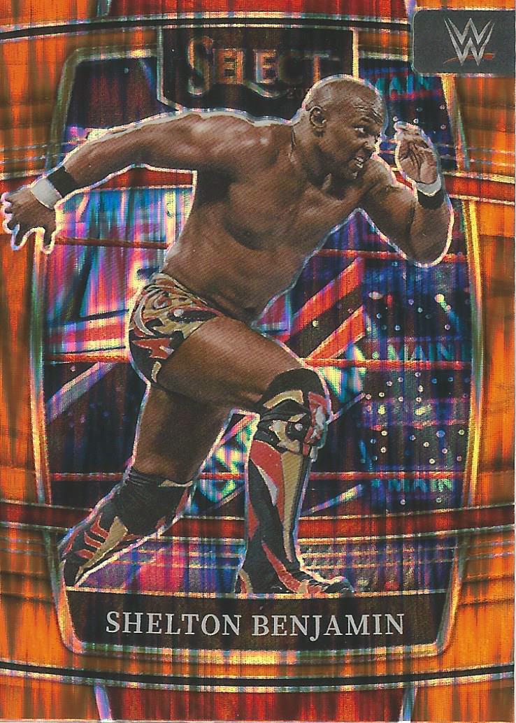 WWE Panini Select 2022 Shelton Benjamin #38 Orange Flash