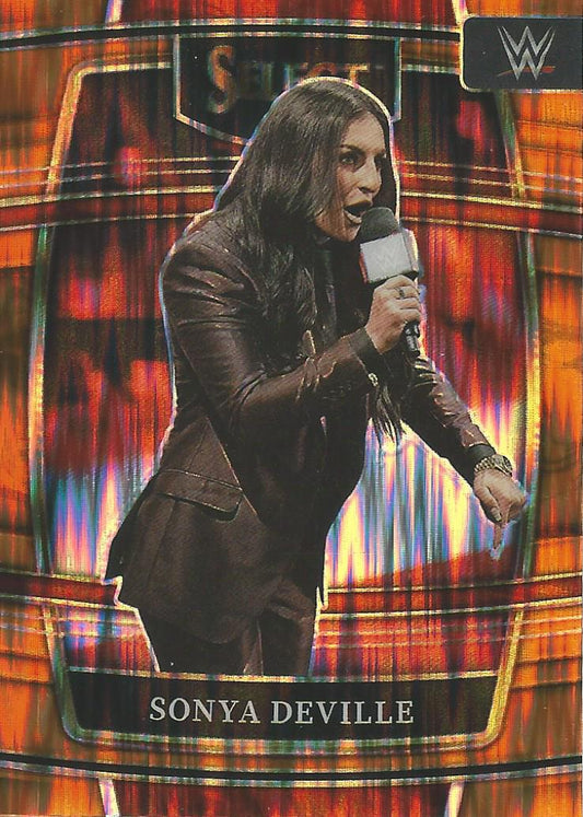 WWE Panini Select 2022 Sonya Deville #68 Orange Flash