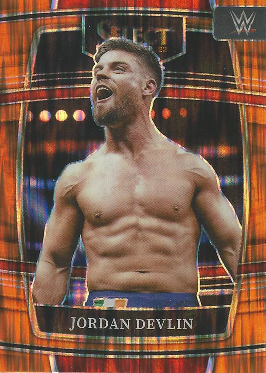 WWE Panini Select 2022 Jordan Devlin #81 Orange Flash