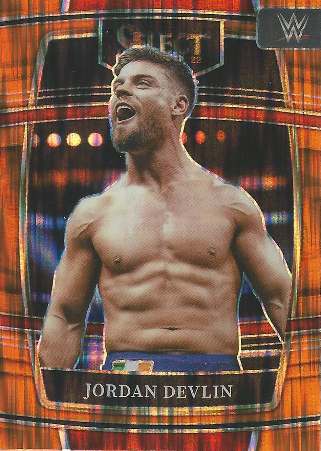 WWE Panini Select 2022 Jordan Devlin #81 Orange Flash