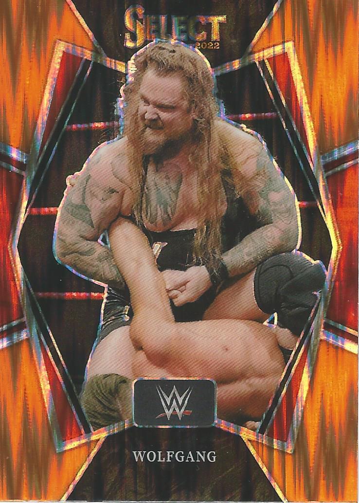 WWE Panini Select 2022 Wolfgang #144 Orange Flash
