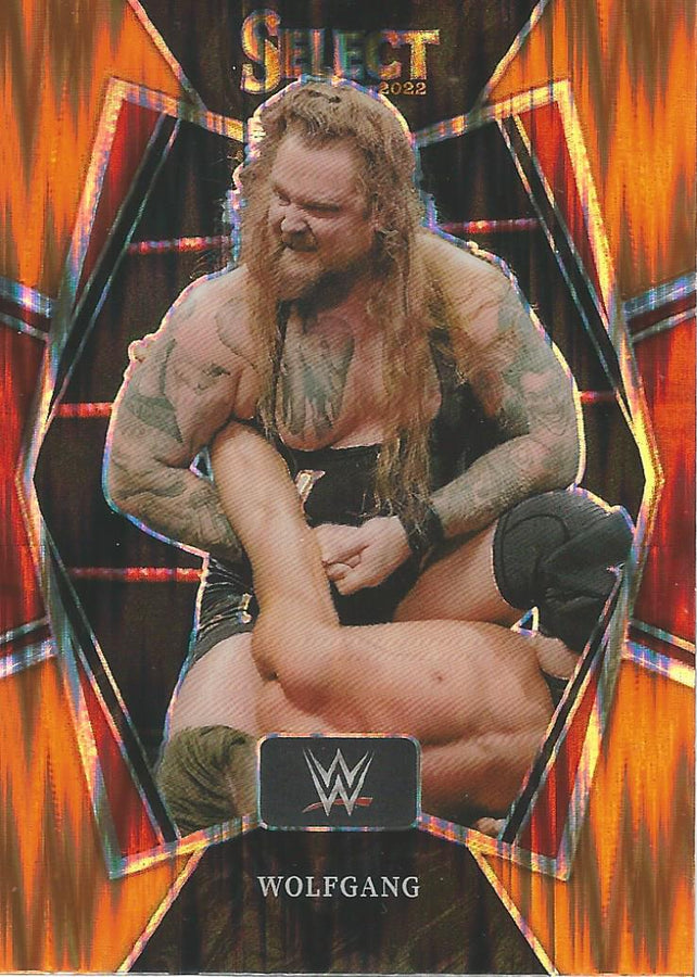 WWE Panini Select 2022 Wolfgang #144 Orange Flash