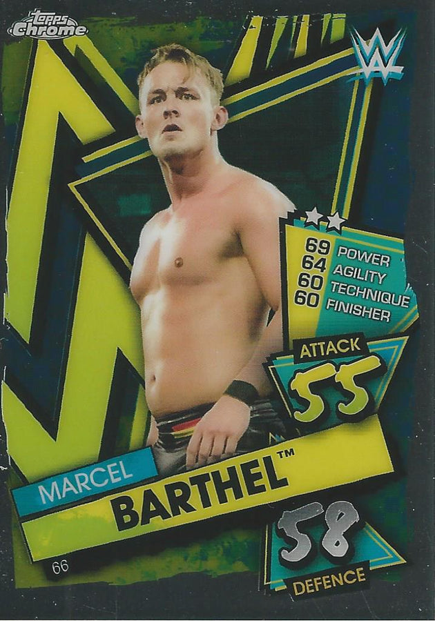 WWE Topps Slam Attax Chrome 2021 Marcel Barthel #66