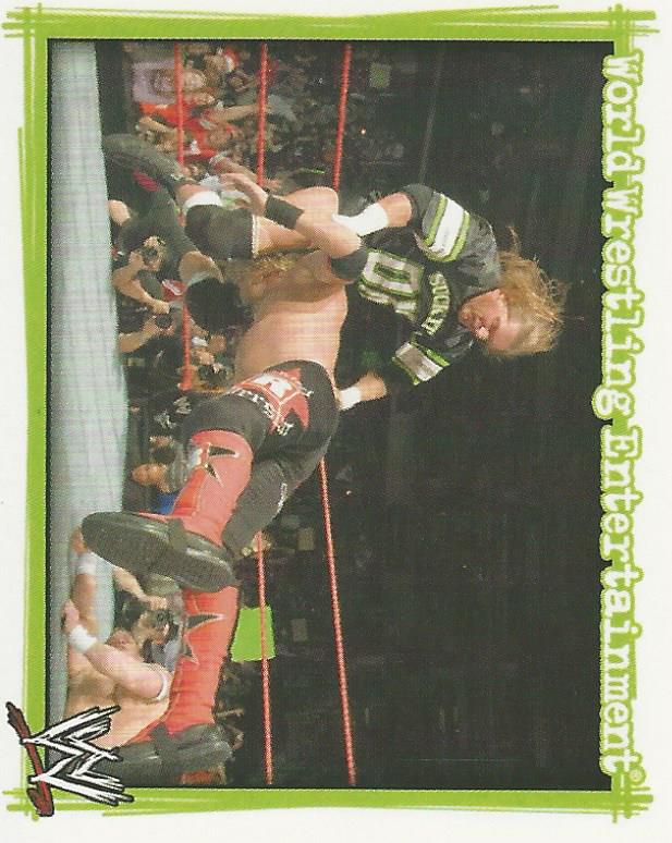 WWE Topps Superstars Uncovered 2007 Sticker Triple H #66