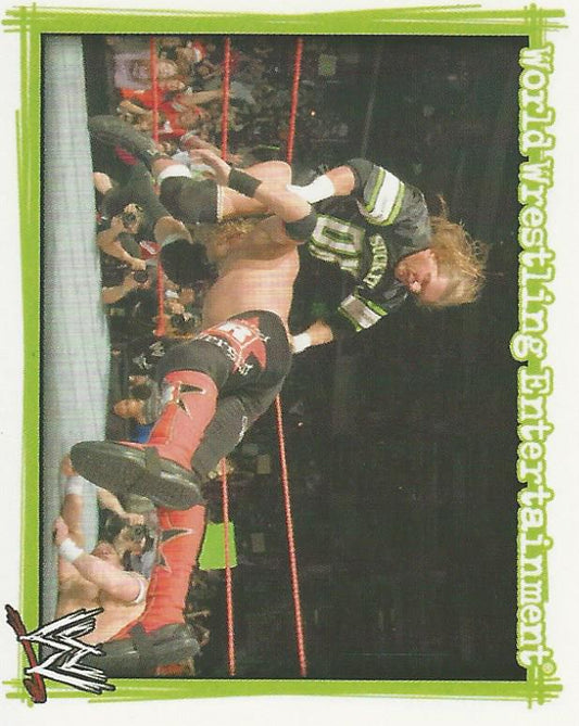 WWE Topps Superstars Uncovered 2007 Sticker Triple H #66