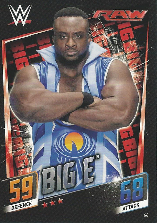 WWE Topps Slam Attax 2015 Then Now Forever Big E #66
